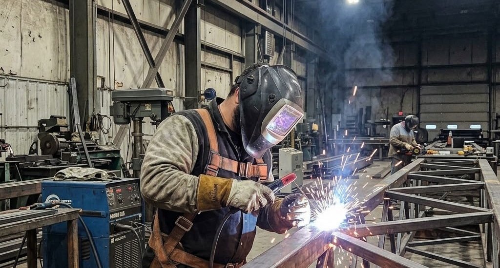 Soudage industriel au Québec – fabrication métallique sur mesure